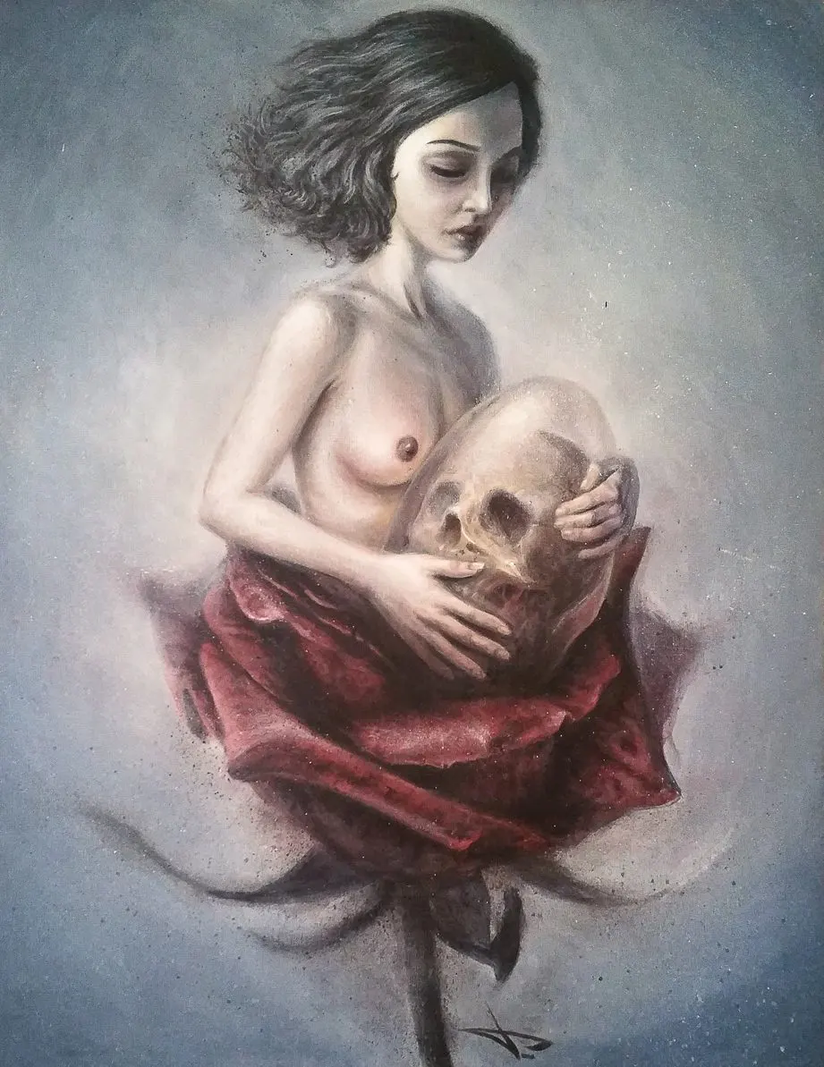 Peinture acrylique sur toile - 50 cm x 65 cm