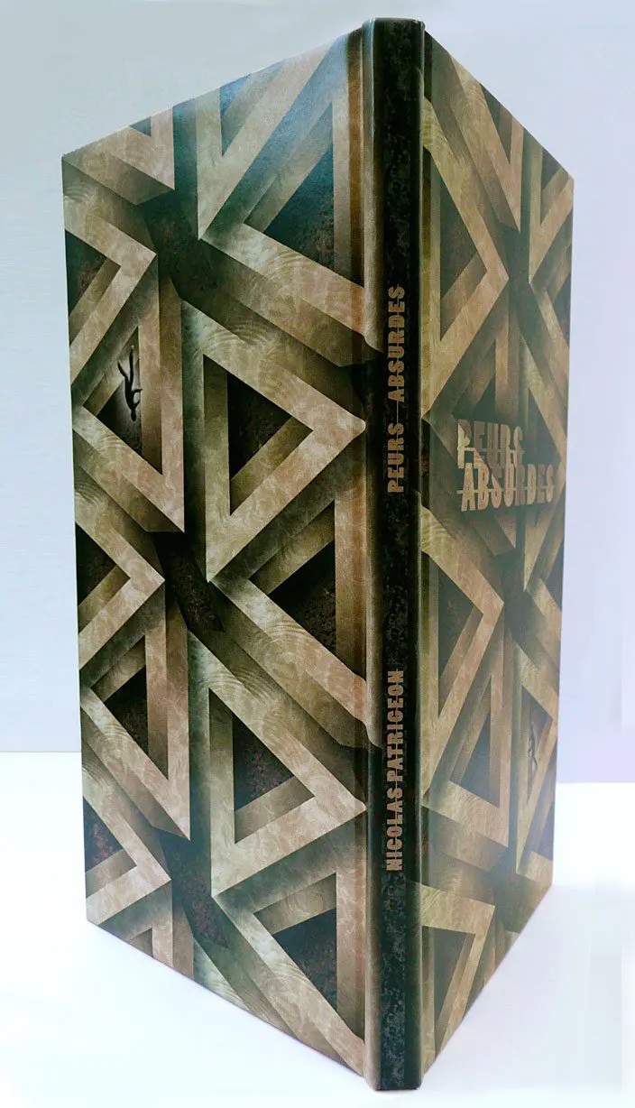 « Peurs absurdes » couverture et quatrième de couverture - infographie