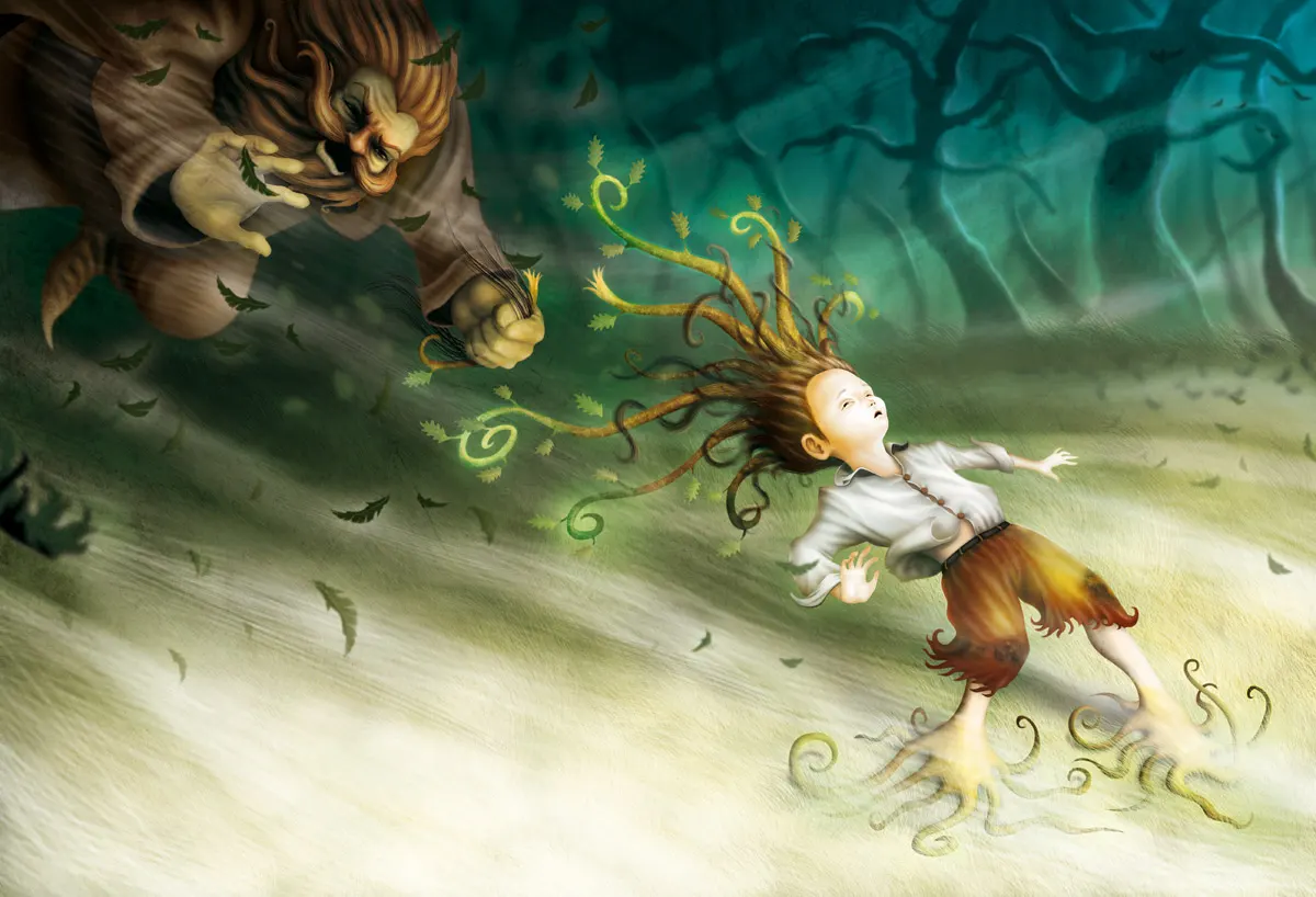 Illustration jeunesse – Illustration d’après le conte de Gérard de Nerval « La reine des poissons »