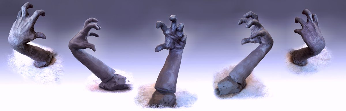 modelage terre crue main