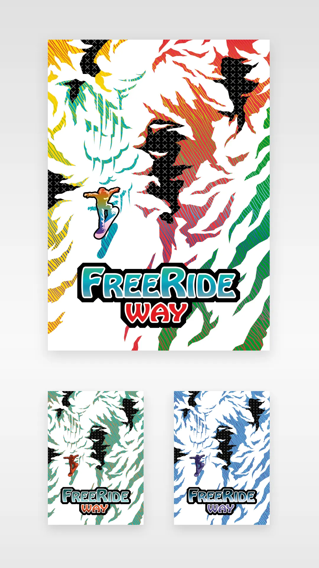 Illustration vectorielle - Freeride