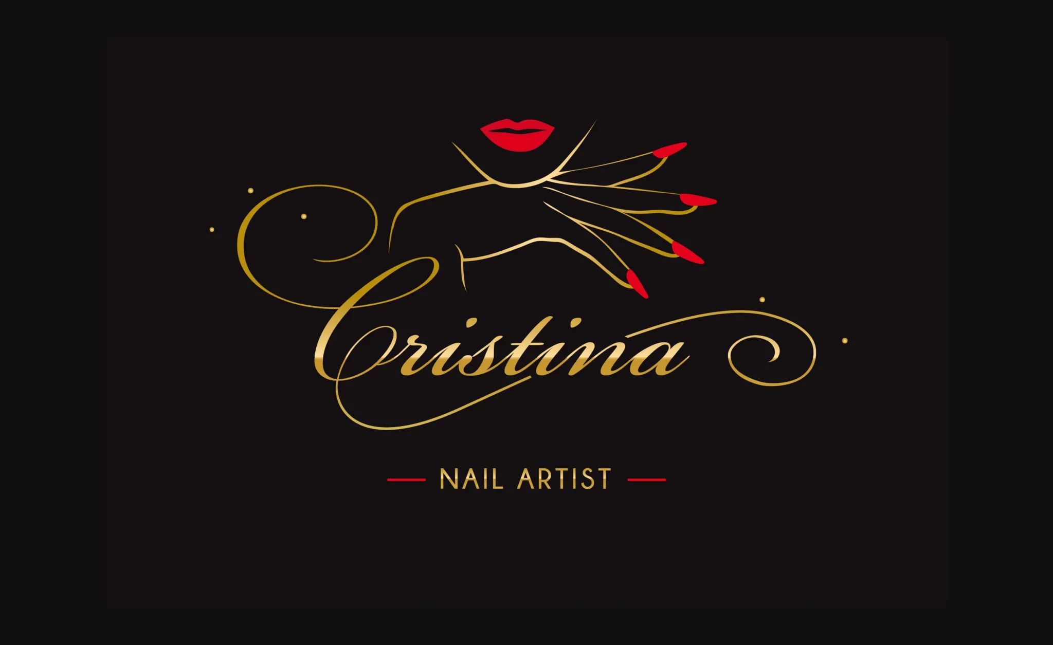 Conception d'un logo pour une artiste ongulaire.